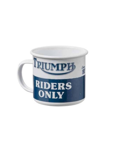 Triumph rider only enamel - rider's,
